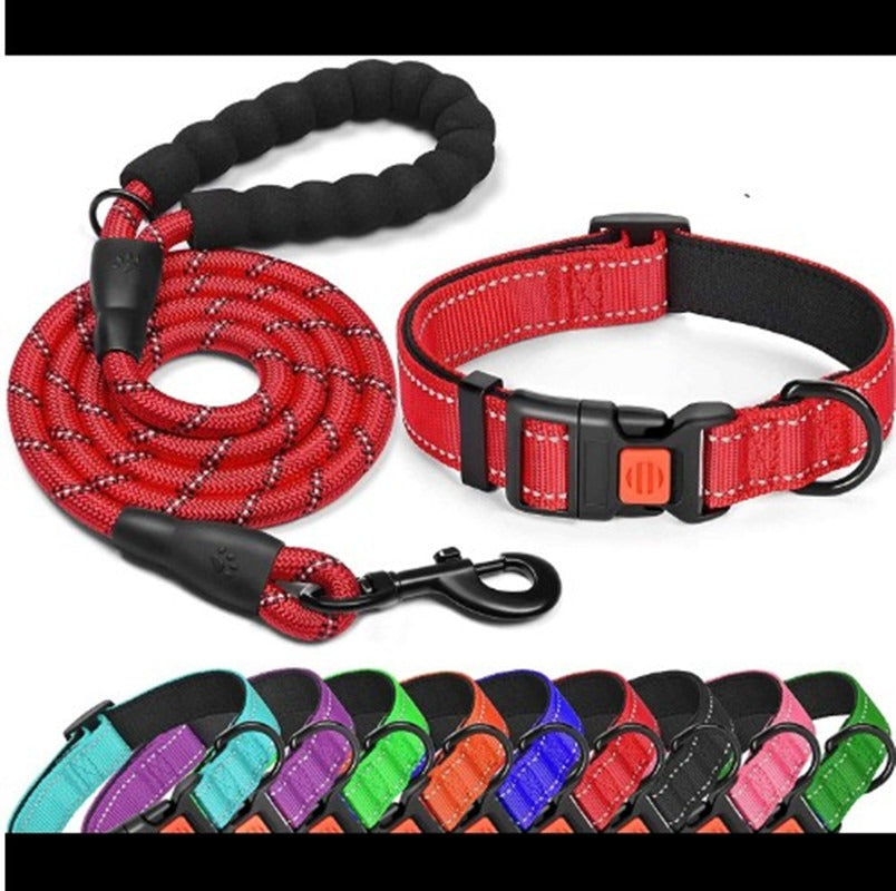 Collar y correa reflectante Mascotary - Seguridad con clase