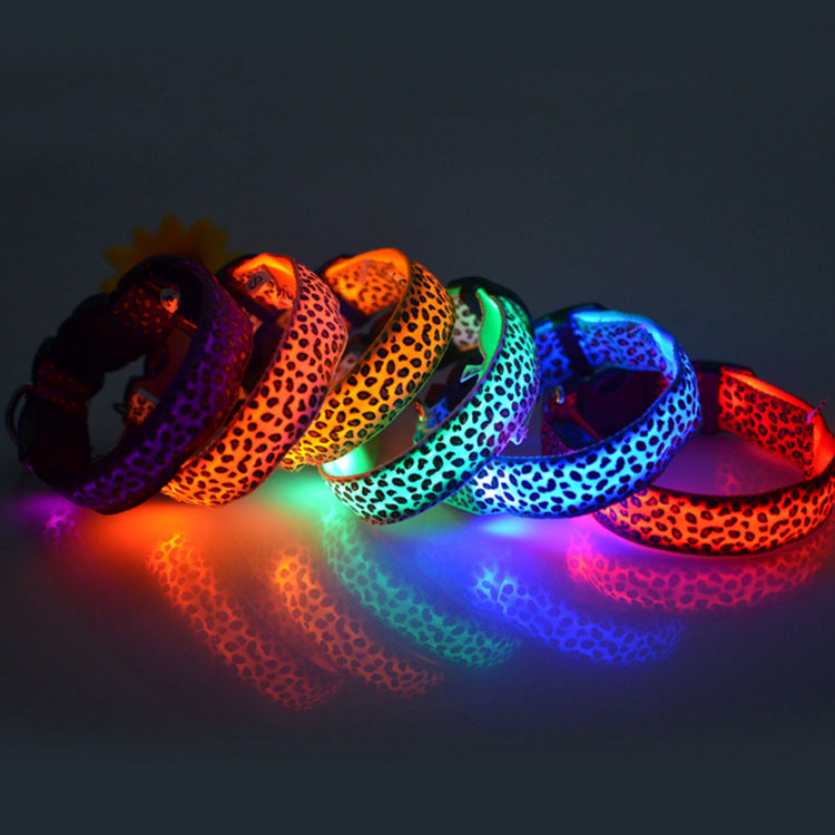 Collar LED con estampado Mascotary – Visibilidad con estilo