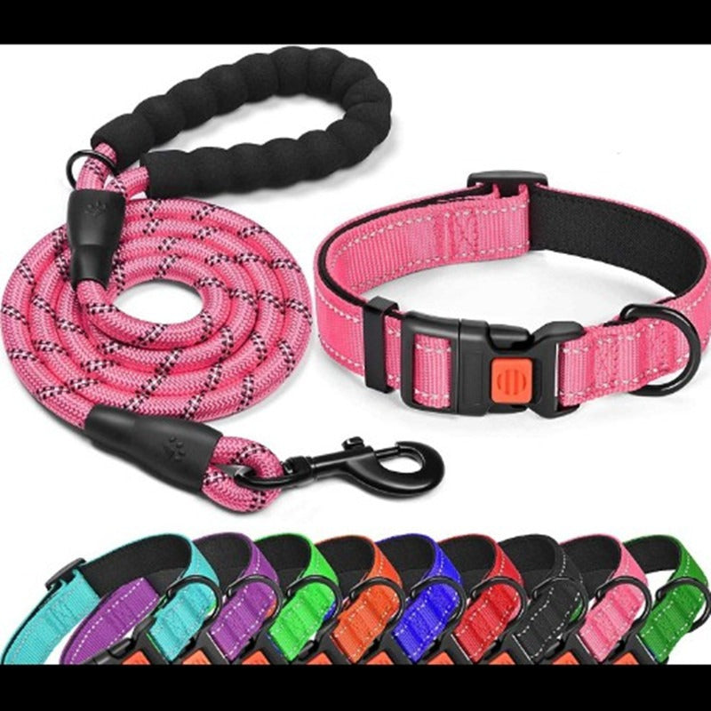 Collar y correa reflectante Mascotary - Seguridad con clase
