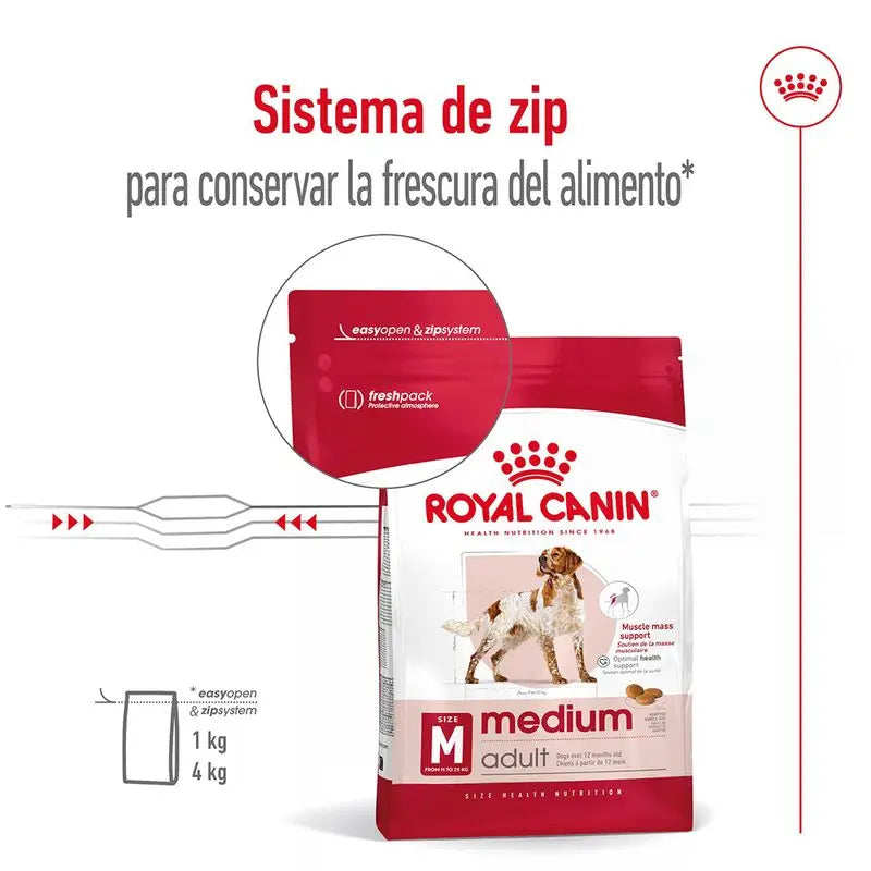 🐶 Royal Canin Medium Adult 4 kg Mascotary – Pienso para perros medianos